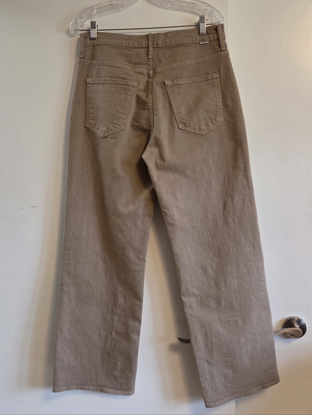 MOTHER The Dodger Flood Jeans Pants Dark Khaki Size 29 - Picture 5 of 12